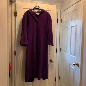 Merle Medium 100% Wool Jacket purple